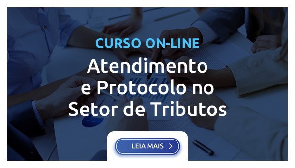 ATENDIMENTO E PROTOCOLO NO SETOR DE TRIBUTOS  