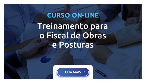 TREINAMENTO PARA O FISCAL DE OBRAS E POSTURAS 